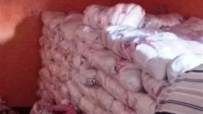 ضبط سيدة بحوزتها 4 أطنان سلع تموينية بالشرقية