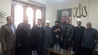 لمناقشة أعمال بيت العائلة.. أسقف البحر الأحمر يزور ديوان المنطقة الأزهرية بالغردقة 