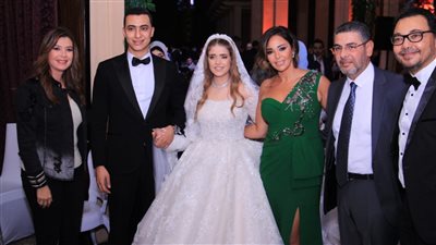 نجوم الصحافة والإعلام في حفل زفاف ابنة ياسر رزق| صور