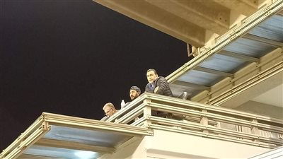 كيروش يحضر مباراة المقاولون العرب وطلائع الجيش في الدوري