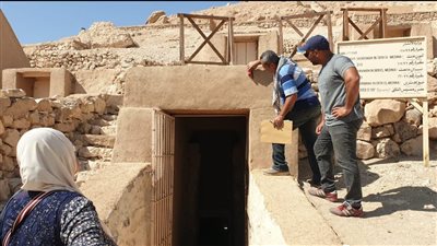 الآثار تبدأ توثيق أعمال الرفع المعماري في مقبرة آمون نخت بالأقصر | صور 