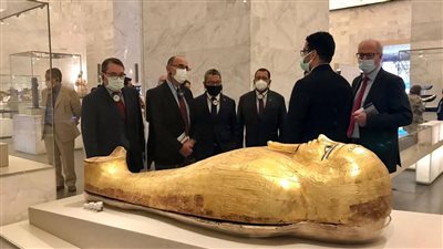 المتحف القومي للحضارة يستقبل وفدًا من سفراء دول أمريكا اللاتينية بالقاهرة | صور 