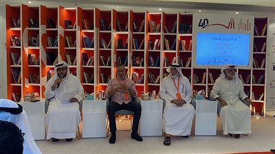 مدحت العدل يشارك في ندوة من الورق إلى الشاشة بمعرض الشارقة الدولي للكتاب