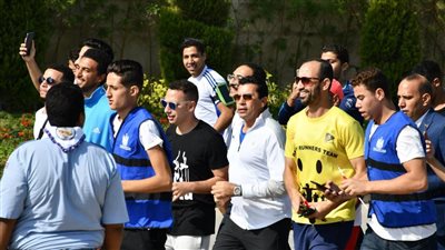 وزير الرياضة يطلق إشارة بدء ماراثون الركض لشباب يدير شباب