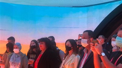 وزيرة الثقافة تزور الجناح المصري بمعرض إكسبو دبي 