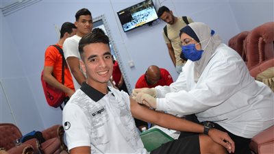 لاعبو غزل المحلة يحصلون على لقاح كورونا