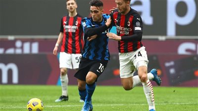 التشكيل الرسمي لديربي ميلانو بين إنتر وميلان في الدوري الإيطالي
