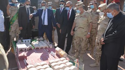 محافظ القليوبية يشهد التدريب العملي المشترك لمجابهة الأزمات والكوارث | صور