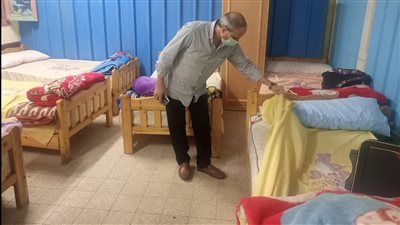 وكيل تعليم كفر الشيخ يطمئن على أماكن مبيت طلاب مدرسة النور للمكفوفين ويستمع لمواهبهم