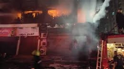 السيطرة على حريق مخزن خردة بكفر الزيات في الغربية