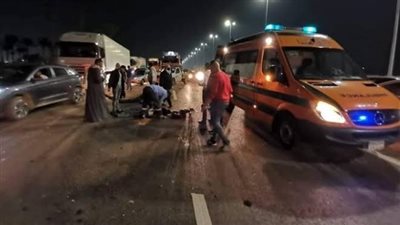 إصابة 3 أشخاص في حادث تصادم سيارتين بأبو صوير بالإسماعيلية