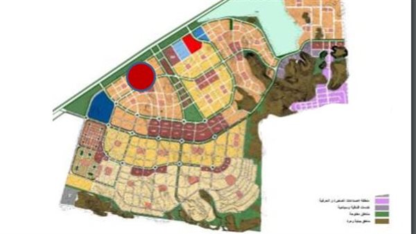 موقع القطعة علي الخريطة