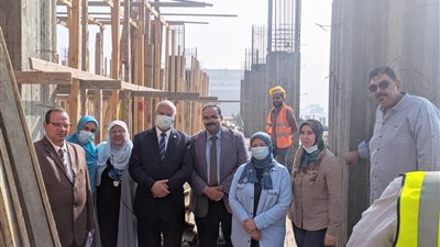رئيس جامعة بنها يتفقد عددًا من المشروعات الإنشائية │ صور
