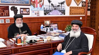  البابا تواضروس يستقبل أسقف إيبارشية روما وتورينو