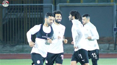 بعثة منتخب مصر تغادر إلى أنجولا عقب التدريب الصباحي