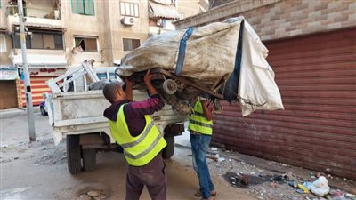 حملة مكبرة للقضاء على ظاهرة فارزي القمامة بمدينة بورفؤاد
