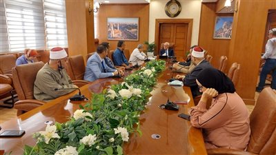 الغضبان يبحث استعدادات إقامة مسابقة بورسعيد الدولية للقرآن الكريم 