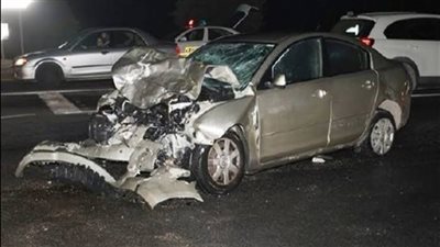 مصرع وإصابة 6 أشخاص في حادث تصادم بأسيوط 