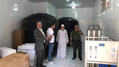 تركيب محطة معالجة مياه بوحدة طب أسرة العزيزة بالدقهلية │ صور