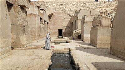 منطقة آثار أبيدوس تشن حملة لتنظيف معبد الملك سيتي الأول | صور 