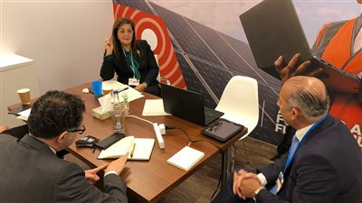 وزيرة التخطيط تلتقي سفير مصر بالبرازيل بمؤتمر الأمم المتحدة لتغير المناخ