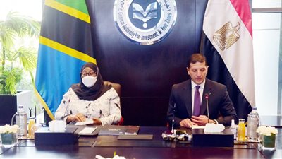 رئيسة تنزانيا: نوفر كل التيسيرات لمجتمع الأعمال المصري للاستثمار في بلادنا