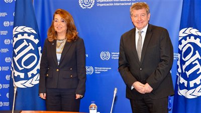 غادة والي تبحث مكافحة الجريمة والمخدرات والفساد مع رؤساء المنظمات الدولية في جنيف