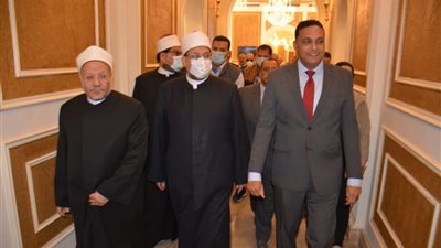 وزير الأوقاف ومفتي الجمهورية يتفقدان موتيل المنصورة │ صور