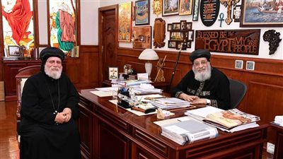 البابا تواضروس الثاني يجري عدة لقاءات رعوية