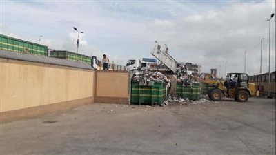 نقل 3210 أطنان قمامة لمصانع التدوير ورفع 651 إشغال طريق بالبحيرة