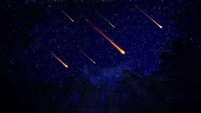 البحوث الفلكية يكشف موعد ظهور أول زخات شهب في العام الجديد 