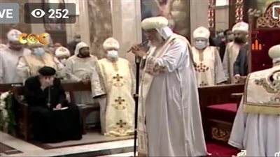 البابا تواضروس يترأس صلوات القداس الإلهي لتدشين كنيسة بالكاتدرائية الكبرى