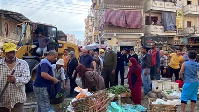 حملة مكبرة لإزالة التعديات وإحكام السيطرة على الأسواق العشوائية بـ الدقهلية│ صور