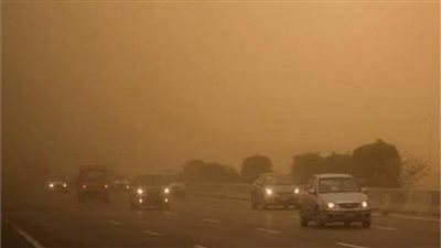 الأرصاد: استمرار نشاط العاصفة الترابية على القاهرة وسحب ممطرة على مناطق متفرقة