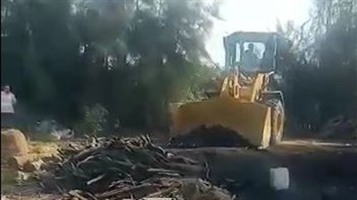 إزالة 20 مكمورة فحم و17 حالة تعد على أملاك الدولة والمجاري المائية بالبحيرة