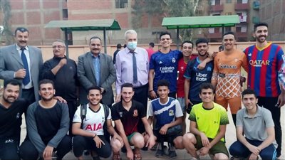 تكريم طلاب المدن الجامعية الفائزين في اللقاء الرياضي بجامعة بنها