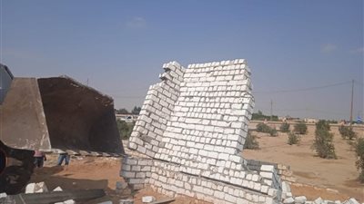 إزالة 62 حالة تعدٍّ على أراضي أملاك الدولة بمراكز المنيا