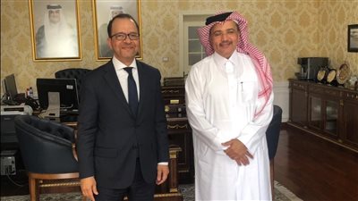 لقاء مصري قطري في أديس أبابا لبحث العلاقات الثنائية | صور