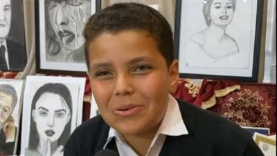 بث مباشر | الرسام الصغير محمد رضا بالدقهلية: نفسي أقابل السيسي وأهديه لوحة رسمتها له