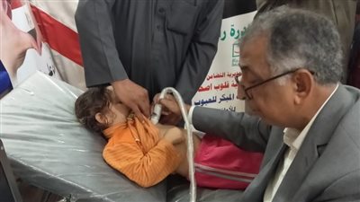 الكشف على 195 طفلا ضمن قافلة طبية لحياة كريمة بالغربية