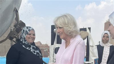 زوجة الأمير تشارلز تحضر مراسم السبوع المصري في عزبة خير الله