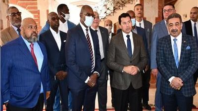 وزير الرياضة يعلن استضافة مصر لـ كأس العالم للأندية لكرة السلة مع NBA | بث مباشر