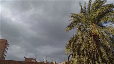 سحب ركامية كثيفة تغطي سماء محافظة سوهاج | صور 