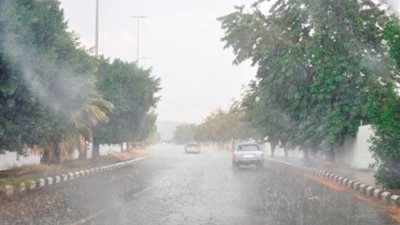 هطول أمطار خفيفة على المنيا