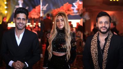 منهم ليلى علوي ويوسف الشريف.. مشاهير الفن في مهرجان نجم العرب رغم الأمطار | صور