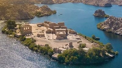 معبد فيله أبرز المعالم السياحية في أسوان في أحضان جزيرة أجيليكا 