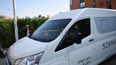 وصول جثمان سهير البابلي إلى مسجد الشرطة