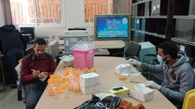 تحليل مخدرات مفاجئ للعاملين بالوحدة المحلية لمركز ملوي