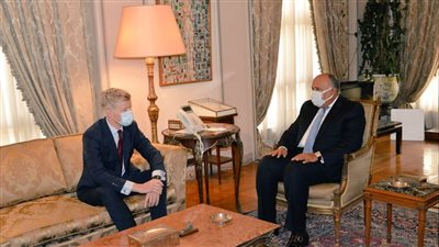 شكري يبحث مع مبعوث الأمم المتحدة التوصل إلى تسوية سياسية شاملة باليمن | صور