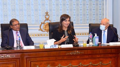 وزيرة الهجرة ترد على طلب مقترح مقدم من النائب محمود القط حول قانون الهجرة